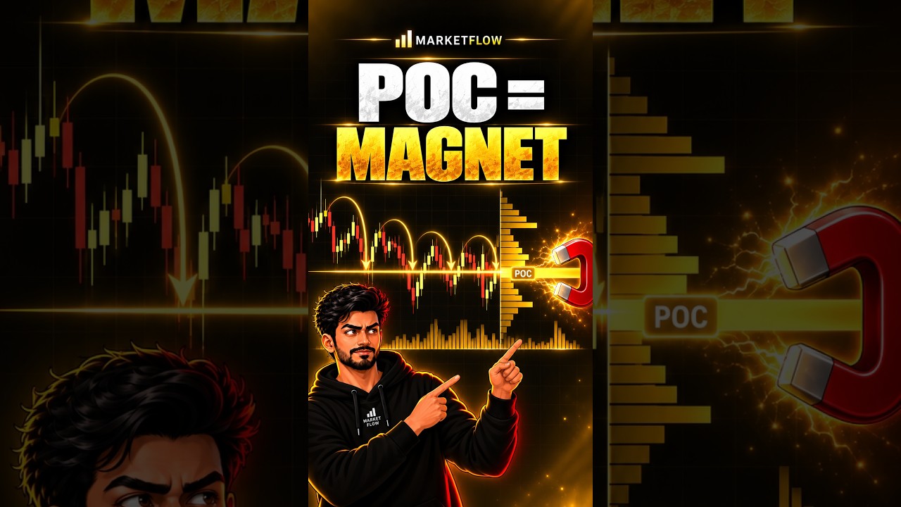 POC Point of Control Explained — Why Price Keeps Coming Back #shorts #pointofcontrol #marketprofile