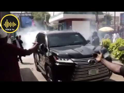 Watch What Happens As Wike Invade PDP HQ Clash With Gov. Bala And Makinde Factions In Abuja 