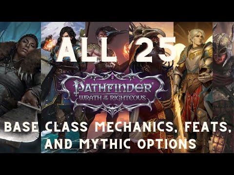 Pathfinder: WotR - All 25 Base Class Mechanics & Feat/Mythic Options