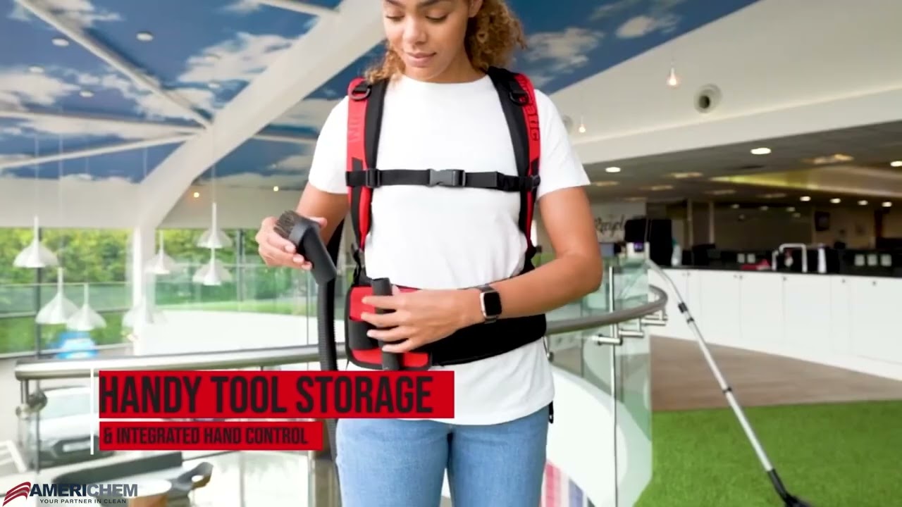 NaceCare RBV 150NX – Cordless Backpack Vacuum for Efficient, Portable Cleaning