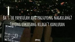 Up Dharma Down - Tadhana (Lyrics)