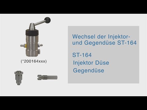 R+M / Suttner: Wechsel der Injektor- & Gegendüse ST-164