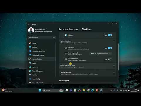 Part of a video titled How To Pin Bluetooth to Taskbar in Windows 11 - Quick Help - YouTube