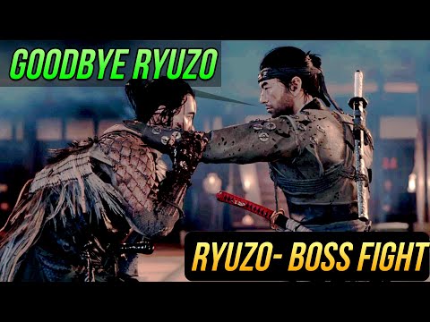 Ghost of Tsushima - Jin Sakai kill Ryuzo | Fate of Tsushima | Ryuzo Straw Hat Leader Boss Fight
