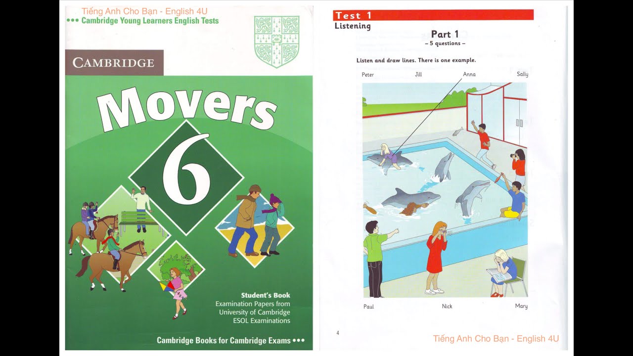 Movers 6 | Test 1 | All English 4U