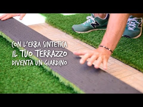 , title : 'Posa di erba sintetica per il terrazzo - PratoSempreVerde'