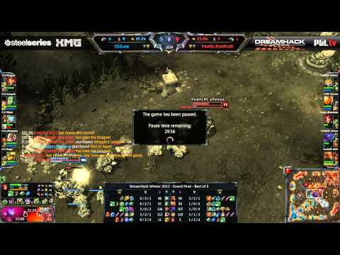 DreamHack Winter 2012 - League of Legends - Grand Final - CLG.eu vs Fnatic.RaidCall - Match #3