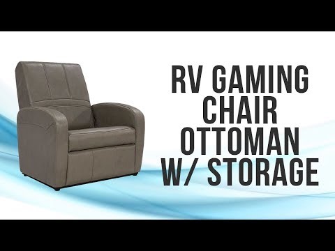 RV Gaming Chair and Ottoman with Storage - RecPro