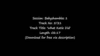 5/21 - The Libertines - Babyshambles Session 1 - 'What Katie Did' - Track 5/21