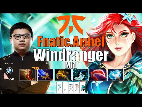 Windranger Mid | Fnatic.Armel | 12 MINS MAELSTROM BUILD REKT EVERYONE | 7.30e Gameplay Highlights