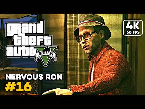 GTA 5 Story Mode Walkthrough Part 16 - Nervous Ron (No Commentary | 4K)