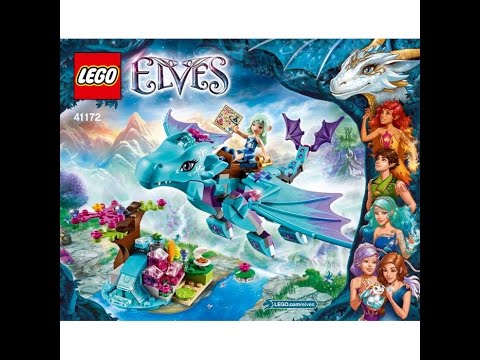 LEGO® Elves 41172 Приключение дракона воды. Инструкция по сборке