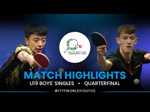 Chen Yuanyu vs Adrien Rassenfosse | U19 Boys' Singles QF | ITTF World Youth Championships 2022