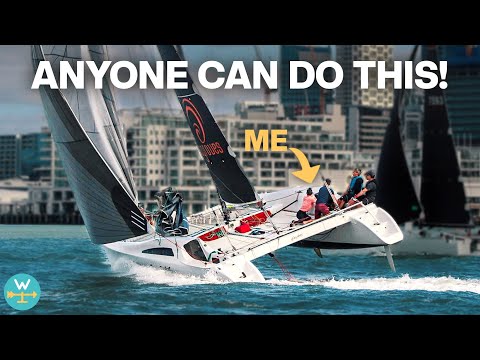 MY FIRST TIME RACING A SAILBOAT