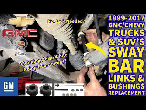 1999-2017 Chevy/GMC Trucks & SUV's Sway Bar Bushing & Links Replacement How-To