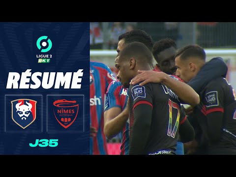 STADE MALHERBE CAEN - NÎMES OLYMPIQUE (4 - 2) - Résumé - (SMC - NO) / 2022-2023