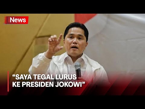 Blak-blakan Erick Thohir Soal Cawapres 2024