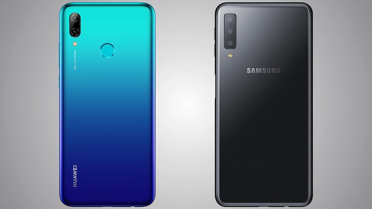Huawei P Smart 2019 vs Samsung Galaxy A7 2018 Comparison