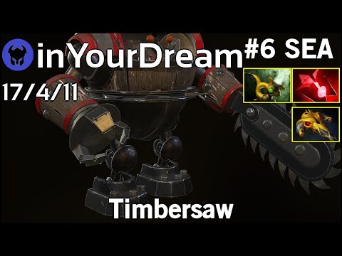 inYourDream [TNC.Tgr] plays Timbersaw!!! Dota 2 7.21