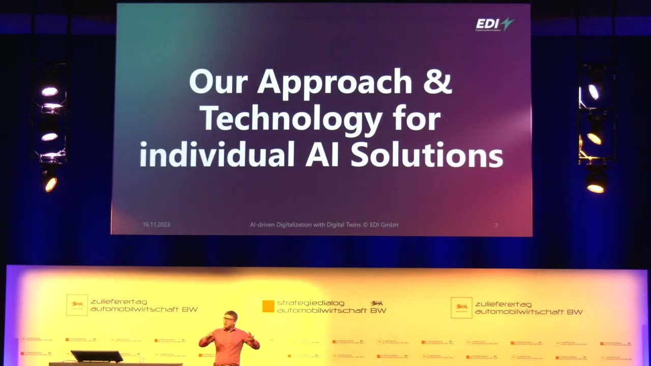 KI-Digitalisierung: digitale Zwillinge für Prozess- & Maschinenoptimierung. - EDI GmbH