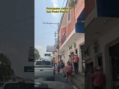 PRINCIPALES CALLES DE SAN PEDRO PÍNULA,  JALAPA #claudiaeternaprimavera #shorts