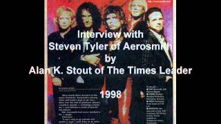 Interview with Steven Tyler of Aerosmith (Alan K. Stout, The Times Leader - 1998)