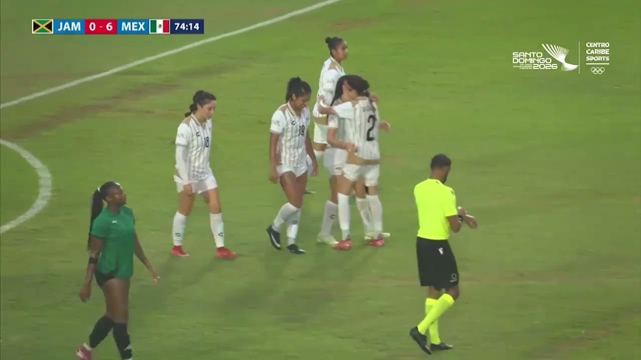 ¡FLORES anota el 6-0! ¡MÉXICO está APLASTANDO a JAMAICA!