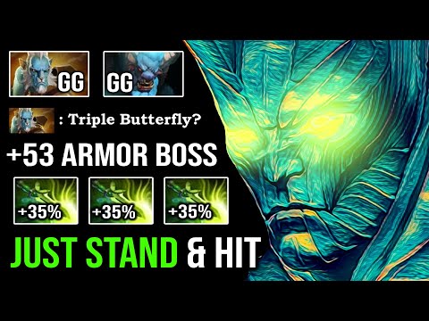 WTF +53 ARMOR TB Triple Butterfly 100% Final Boss Just Stand & Hit Against PL Army Immortal DotA 2