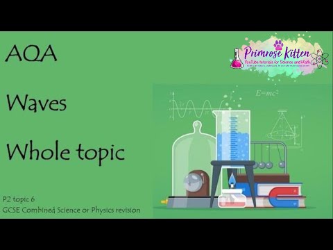 The Whole of AQA-WAVES. GCSE 9-1 Physics or Combined Science Revision Topic 6 for P2.