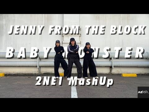 Baby Monster - Jennie From the Block X 2NE1 Mashup Dance cover by ÆVRIX