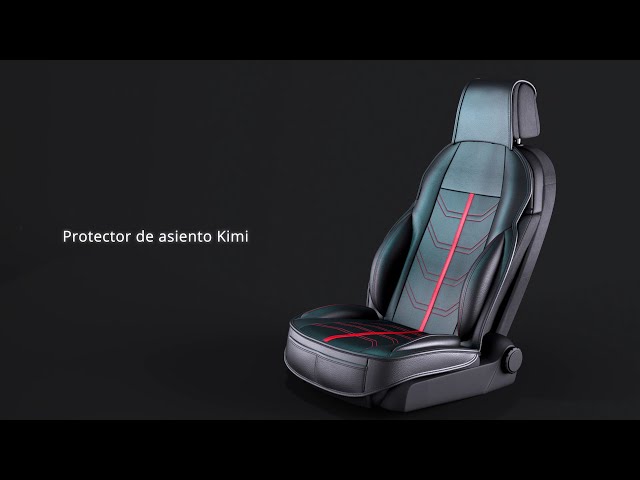 Vídeo relacionado con Hnonoxy Protector de Asiento de Coche Resistente al Agua, 2 Piezas 45 x 60 cm Asiento de Coche, Protección para la Parte Trasera de los Asientos Delanteros (Negro)