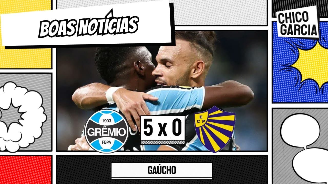 GRÊMIO 5 X 0 PELOTAS: GOLEADA COM BOAS NOVAS E GOLAÇOS. BRAIT É DEMAIS! REFORÇOS CHEGANDO