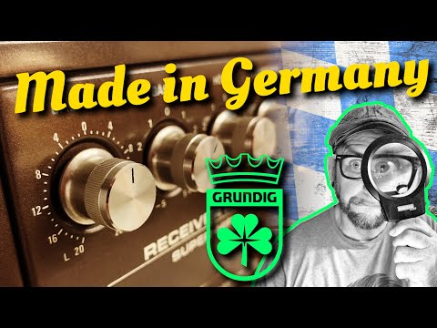 🇩🇪 Eine ECHTE GRUNDIG Vintage Stereoanlage! Aber diese FARBE... #vintagehifi
