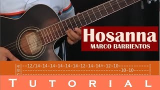 Hosanna - Marco Barrientos (Tutorial guitarra, intro, solo, tabs, acordes)