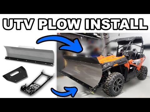 Step-By-Step UTV Plow Installation | KFI Snow Plow Setup for CFMoto ZForce 800