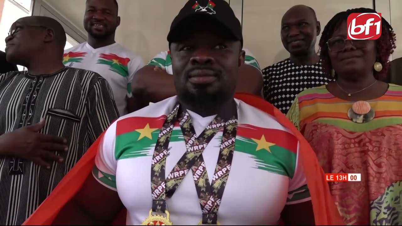 Sport - Powerlifting: Alfred Zan Bady accueilli à Ouagadougou après son sacre à Wuhan en Chine