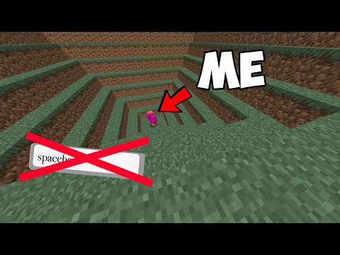Minecraft, But I Can't Press Space...