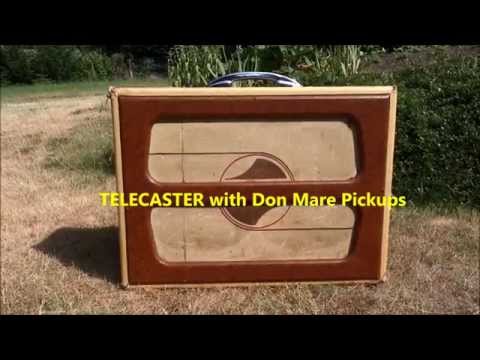 1955 National Stage Star (made by Valco/Supro) - vintage amp demo with Telecaster and Les Paul