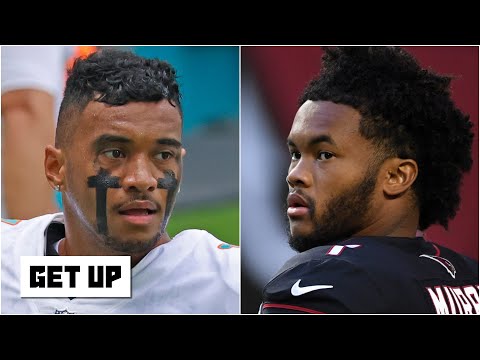 陶瓦的（Tua Tagovailoa）對決Kyler Murray！海豚隊迎戰紅雀隊，賽前預覽 | Get Up (Previewing the Tua Tagovailoa vs. Kyler Murray matchup when the Dolphins face the Cardinals | Get Up)