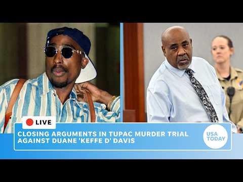 Tupac trial live: Closing arguments made in case against Duane 'Keffe D' Davis in 1996 murder