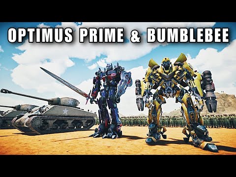 TRANSFORMERS VS 1.5 MILLION ALIEN INVASION | Ultimate Epic Battle Simulator 2 | UEBS 2