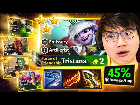 Force of Friendship = 45% Damage Amp Tristana 3