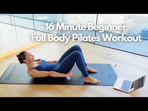 16 Minute At Home Full Body Beginner Pilates Mat Workout