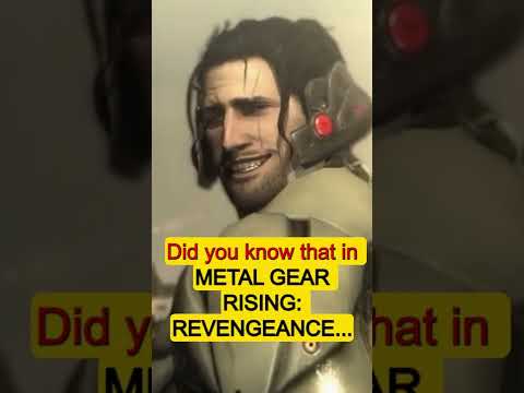 Did you know that in METAL GEAR RISING: REVENGEANCE