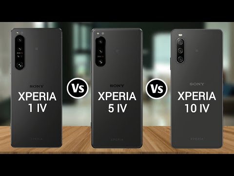 Sony Xperia 1 IV Vs Sony Xperia 5 IV Vs Sony Xperia 10 IV