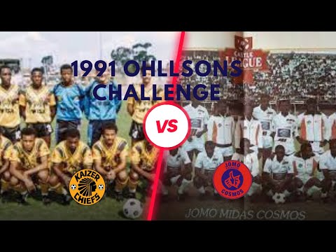 Jomo Cosmos vs Kaizer Chiefs Olhsons Challege 1991 and Bobsave Final 1992