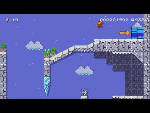 SMM2: Mount Kiliman-Dry_Bones by Donkeymint