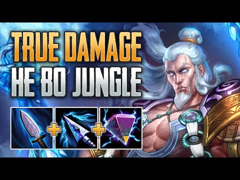 THIS FULL PEN BUILD MELTS! He Bo Jungle Gameplay (SMITE Conquest)