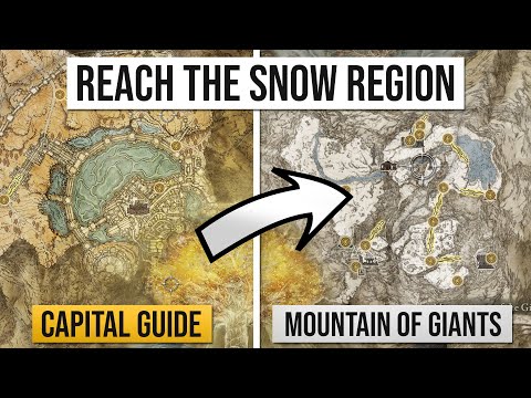 How to Get to the Snow Area + Capital Walkthrough! - Elden Ring
