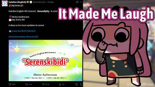 Calli Laugh When Remember Everyone Start Calling 4th EN Concert "Serenskibidi" 【Hololive EN】